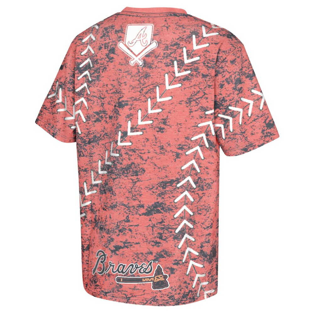 Atlanta Braves Youth Slide Score Bold T-Shirt | MLB Shop