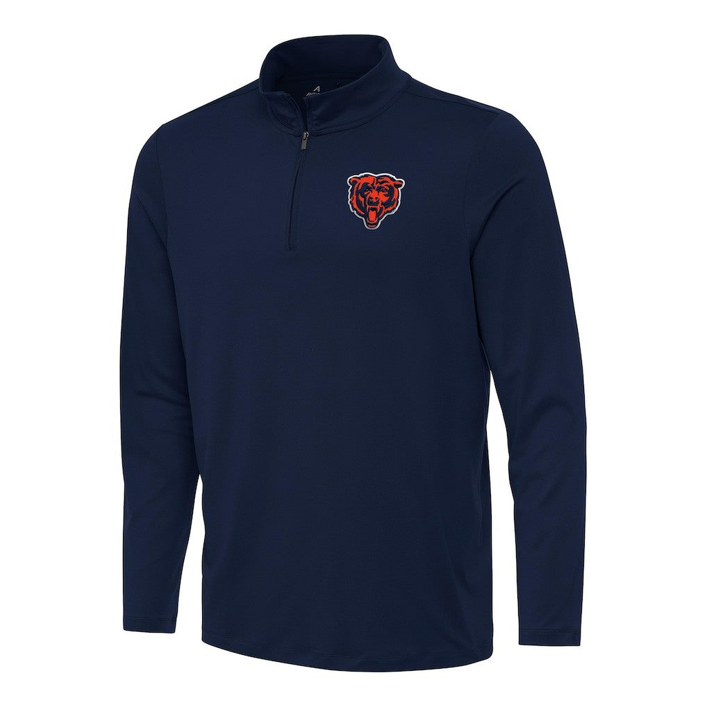 Chicago Bears  Antigua Reprocess Quarter-Zip Top