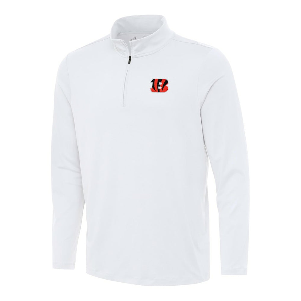 Cincinnati Bengals  Antigua Reprocess Quarter-Zip Top
