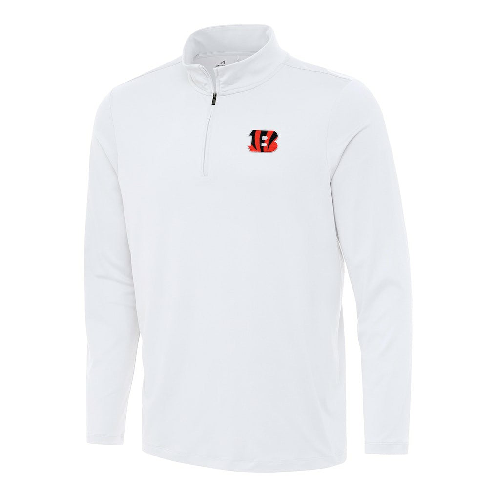 Cincinnati Bengals  Antigua Reprocess Quarter-Zip Top