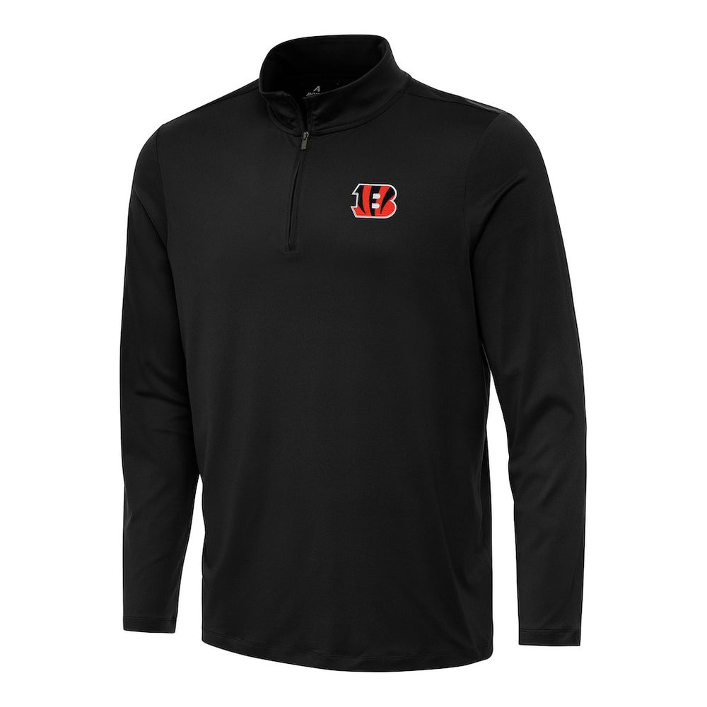 Cincinnati Bengals  Antigua Reprocess Quarter-Zip Top