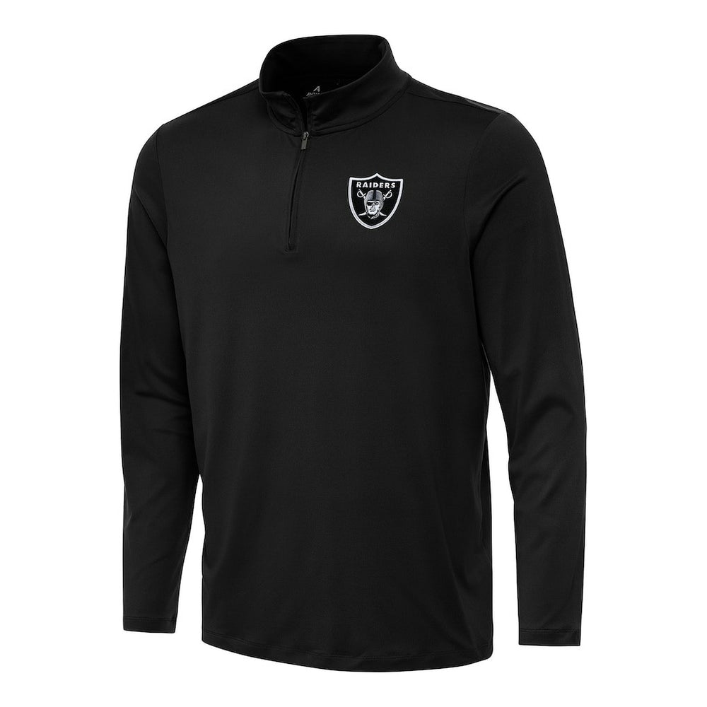 Las Vegas Raiders  Antigua Reprocess Quarter-Zip Top
