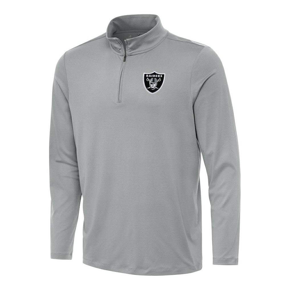 Las Vegas Raiders  Antigua Reprocess Quarter-Zip Top