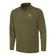 Minnesota Vikings  Antigua Reprocess Quarter-Zip Top