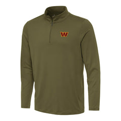 Washington Commanders  Antigua Reprocess Quarter-Zip Top
