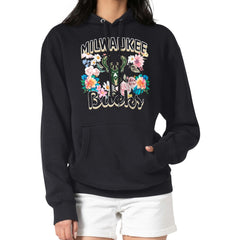 Milwaukee Bucks G-III 4Her by Carl Banks Women's Flowers Team Logo Graphic Fleece Pullover Hoodie Discount