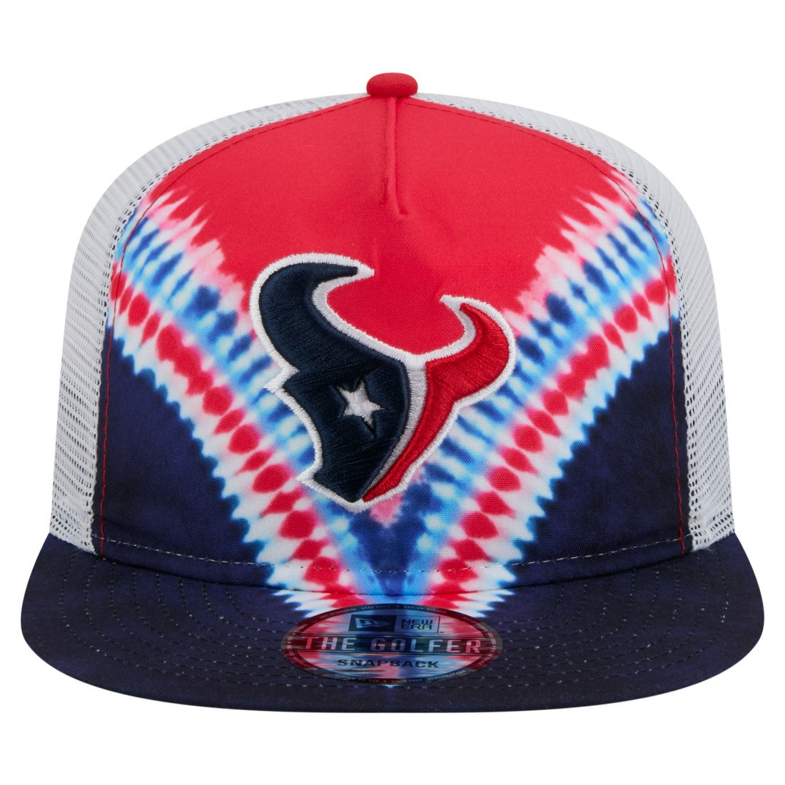 Houston Texans New Era Throwback Dye Golfer Snapback Hat