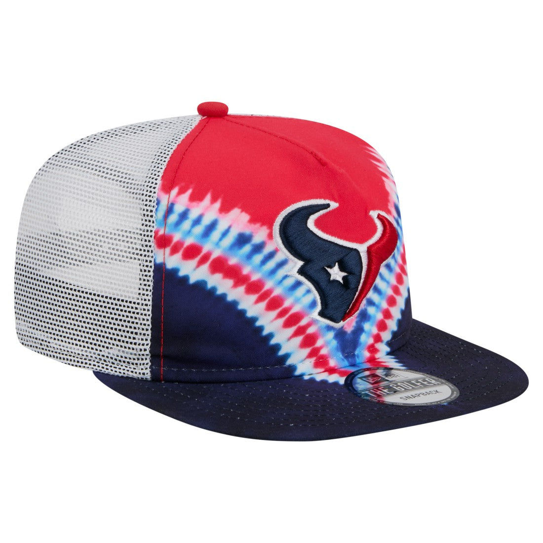 Houston Texans New Era Throwback Dye Golfer Snapback Hat