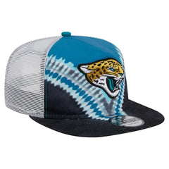 Jacksonville Jaguars New Era Throwback Dye Golfer Snapback Hat