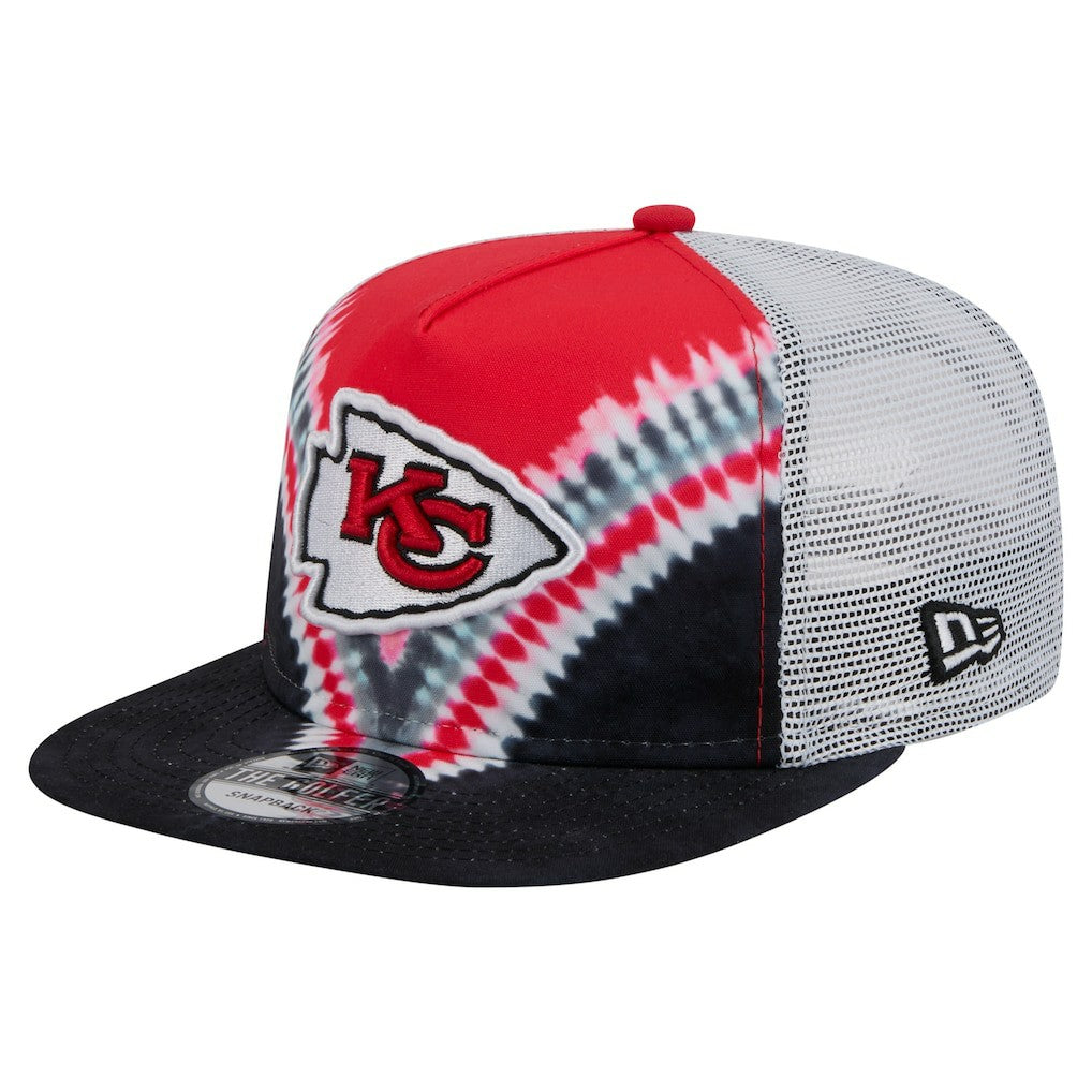 Kansas City Chiefs New Era Throwback Dye Golfer Snapback Hat