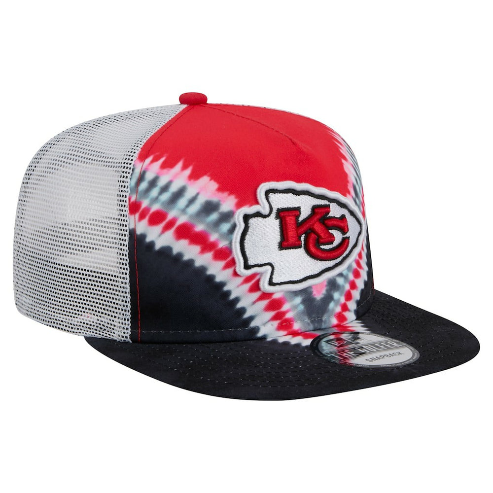 Kansas City Chiefs New Era Throwback Dye Golfer Snapback Hat