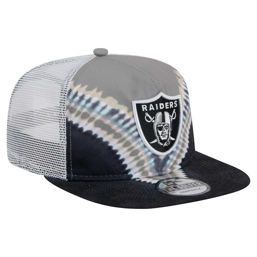 Las Vegas Raiders New Era Throwback Dye Golfer Snapback Hat