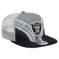 Las Vegas Raiders New Era Throwback Dye Golfer Snapback Hat