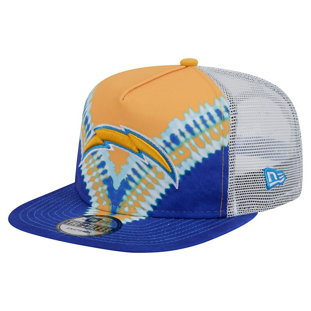 Los Angeles Chargers New Era Throwback Dye Golfer Snapback Hat