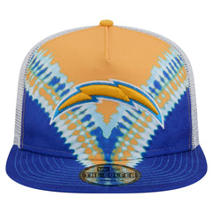 Los Angeles Chargers New Era Throwback Dye Golfer Snapback Hat