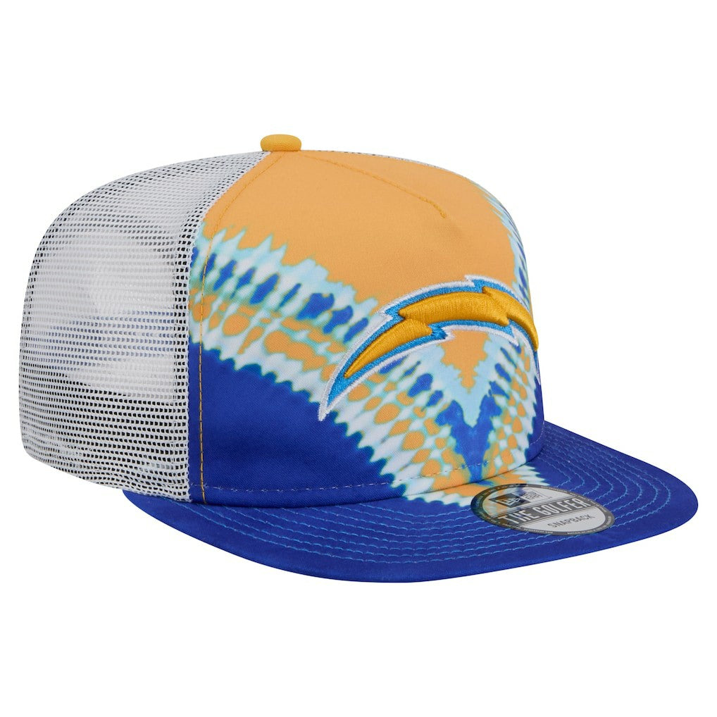 Los Angeles Chargers New Era Throwback Dye Golfer Snapback Hat