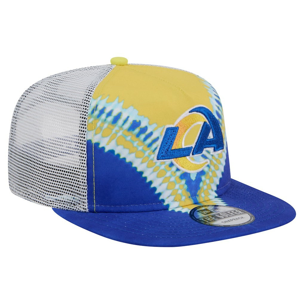 Los Angeles Rams New Era Throwback Dye Golfer Snapback Hat