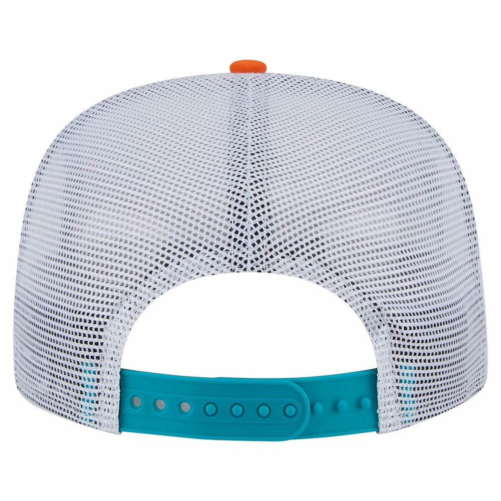 Miami Dolphins New Era Throwback Dye Golfer Snapback Hat