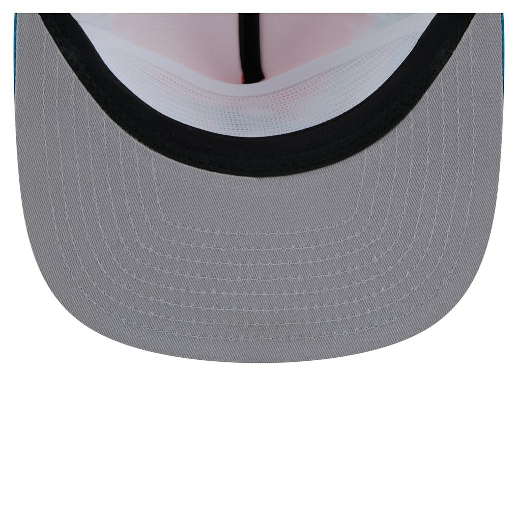 Miami Dolphins New Era Throwback Dye Golfer Snapback Hat