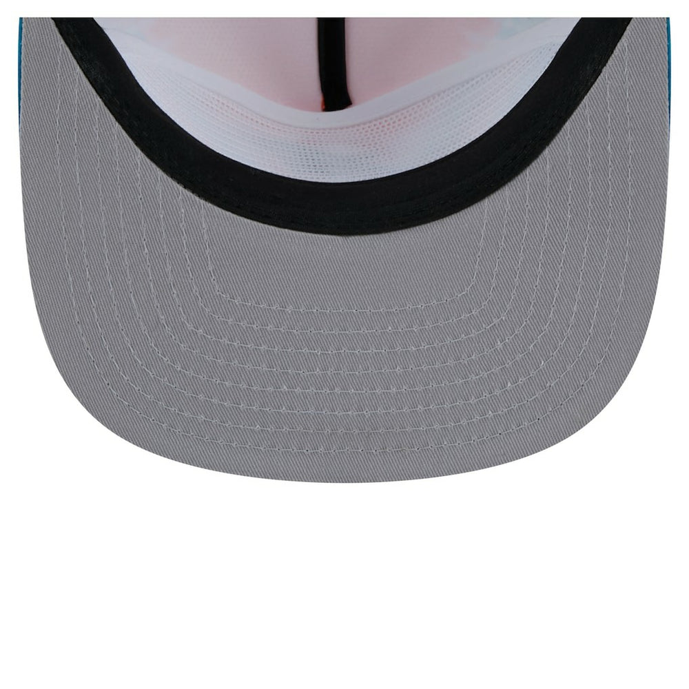 Miami Dolphins New Era Throwback Dye Golfer Snapback Hat