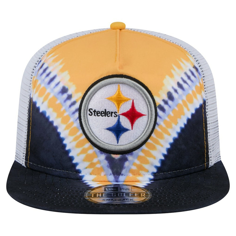 Pittsburgh Steelers New Era Throwback Dye Golfer Snapback Hat