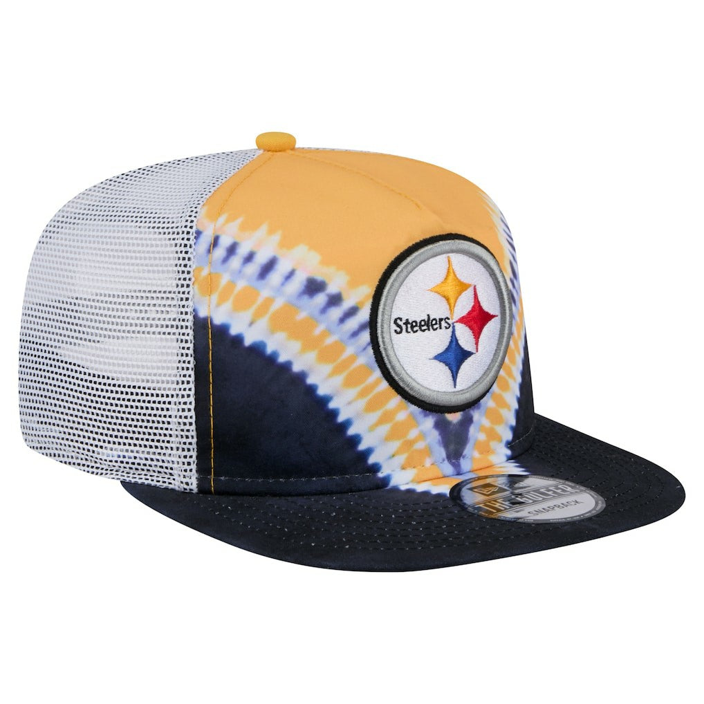 Pittsburgh Steelers New Era Throwback Dye Golfer Snapback Hat