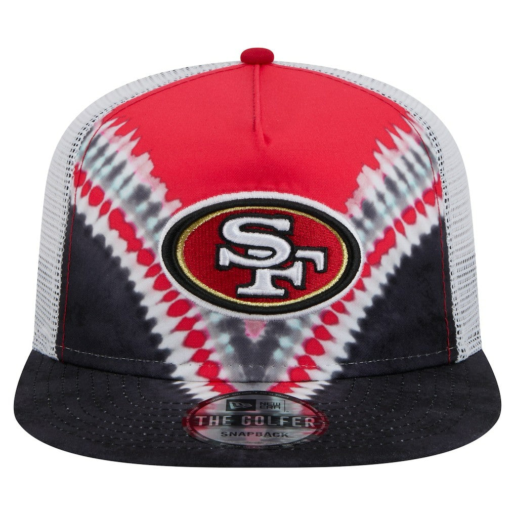 San Francisco 49ers New Era Throwback Dye Golfer Snapback Hat