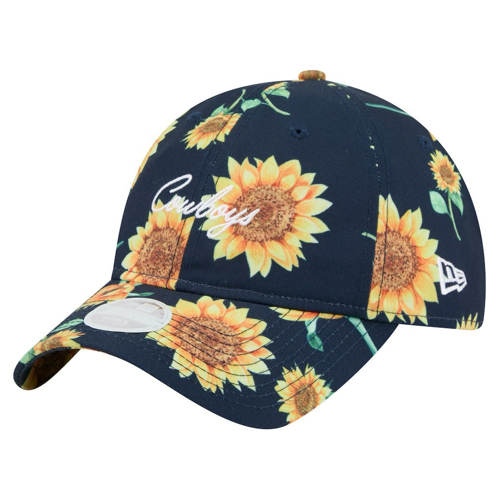 Dallas Cowboys New Era Women's Adventure Sunflower 9TWENTY Adjustable Hat