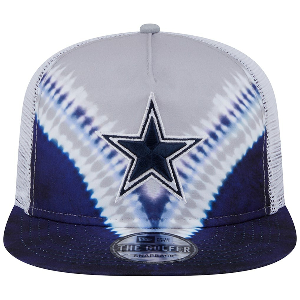 Dallas Cowboys New Era Throwback Dye Golfer Snapback Hat