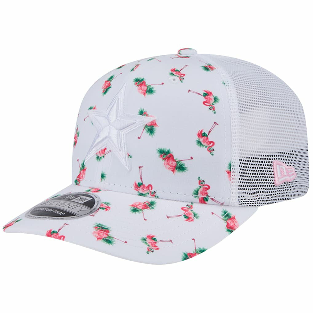 Dallas Cowboys New Era Adventure Flamingo Pattern 9SEVENTY Stretch-Snap Hat