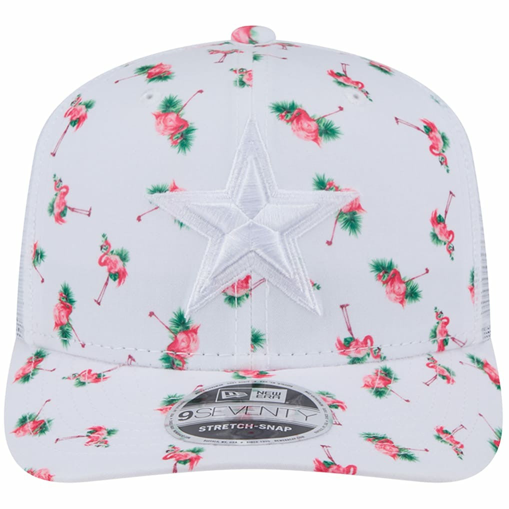Dallas Cowboys New Era Adventure Flamingo Pattern 9SEVENTY Stretch-Snap Hat