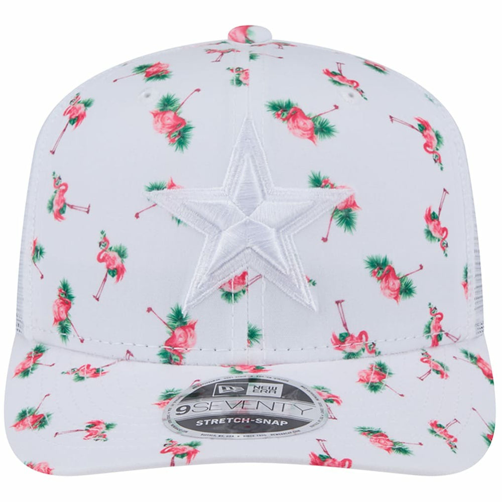 Dallas Cowboys New Era Adventure Flamingo Pattern 9SEVENTY Stretch-Snap Hat