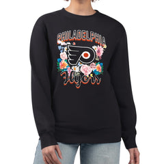 Philadelphia Flyers G-III 4Her by Carl Banks Women's Flower Logo Pullover Sweatshirt Online