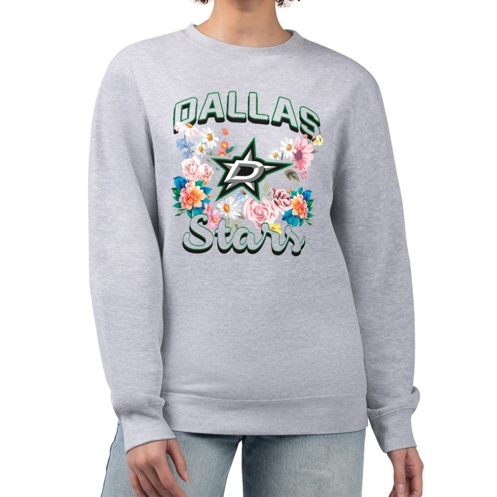 Dallas Stars G-III 4Her by Carl Banks Women's Flower Logo Pullover Sweatshirt Discount
