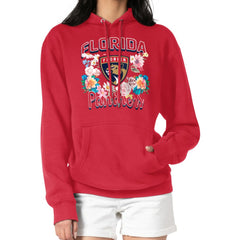 Florida Panthers G-III 4Her by Carl Banks Women's Flower Logo Pullover Hoodie Outlet