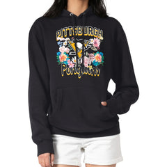 Pittsburgh Penguins G-III 4Her by Carl Banks Women's Flower Logo Pullover Hoodie Discount