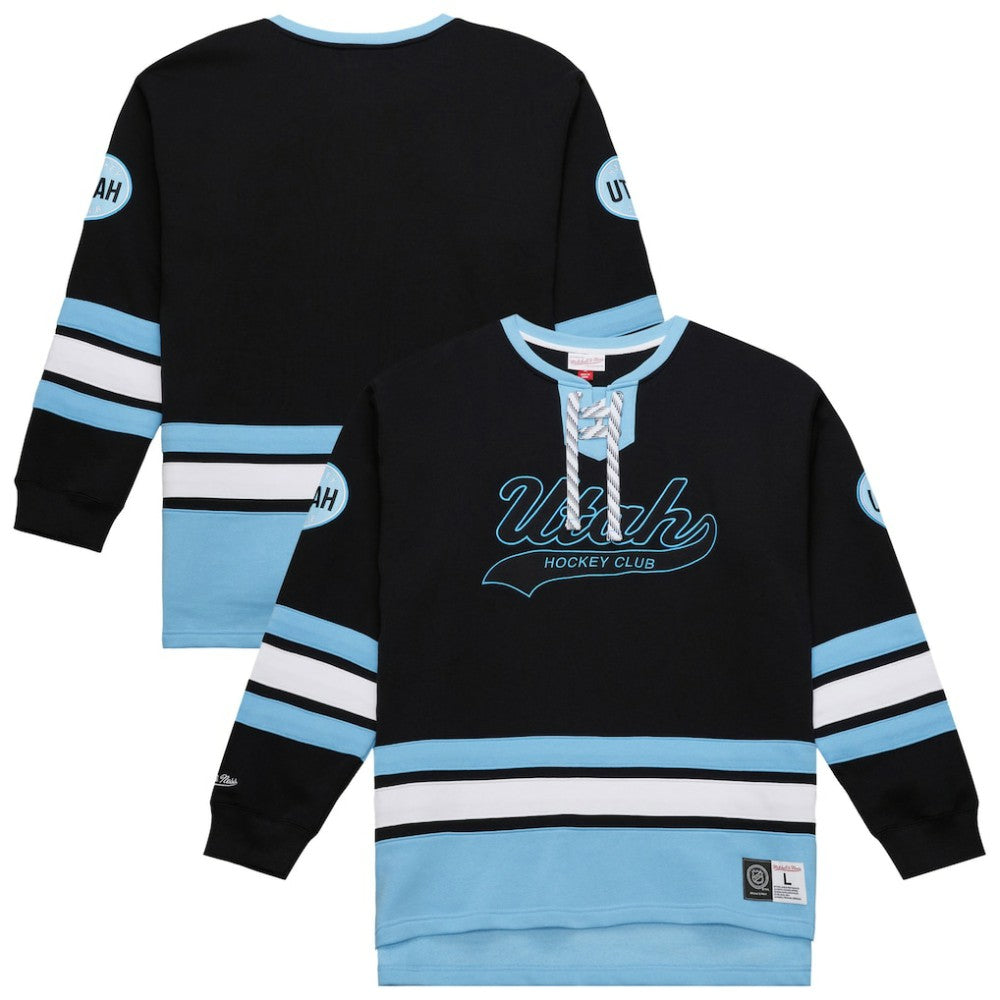 Utah Hockey Club Mitchell & Ness Heritage Lace-Up Pullover Sweatshirt Online