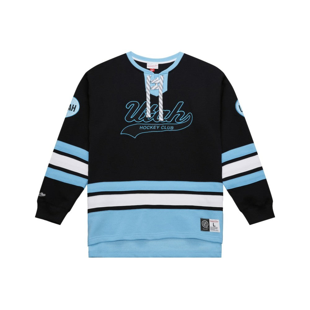 Utah Hockey Club Mitchell & Ness Heritage Lace-Up Pullover Sweatshirt Online