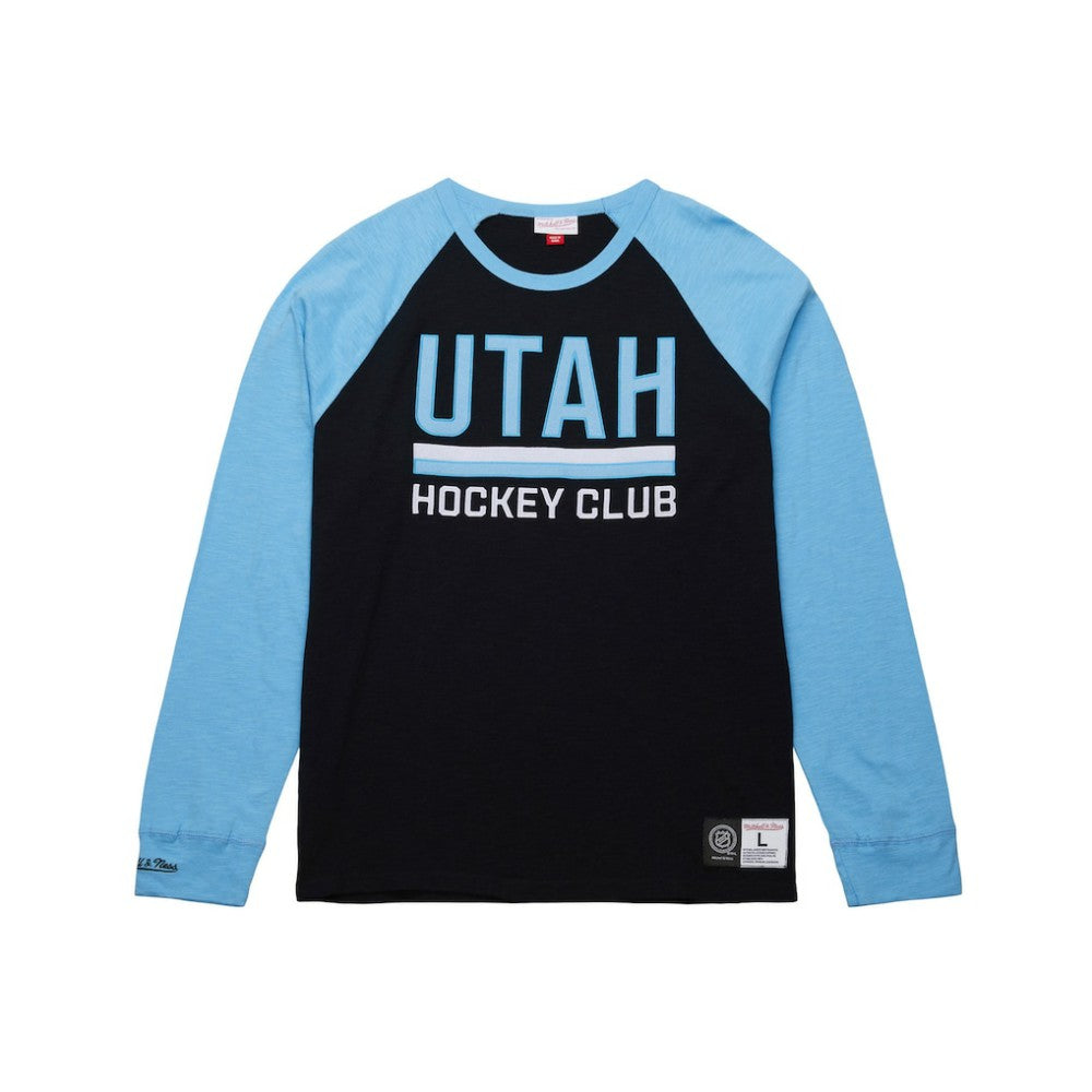 Utah Hockey Club Mitchell & Ness Legendary Slub Long Sleeve Raglan T-Shirt Sale