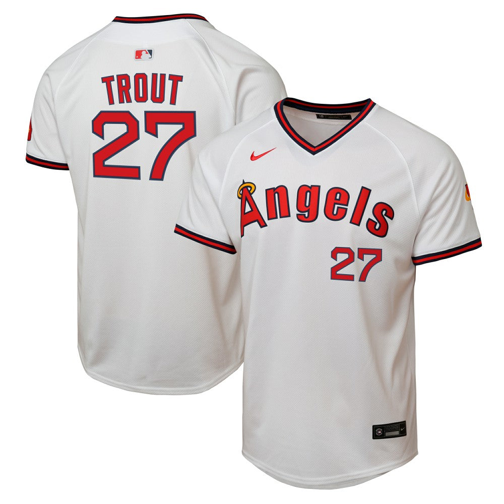 Mike Trout Los Angeles Angels Nike Youth Alternate 2 Limited Player Jersey | MLB Discount
