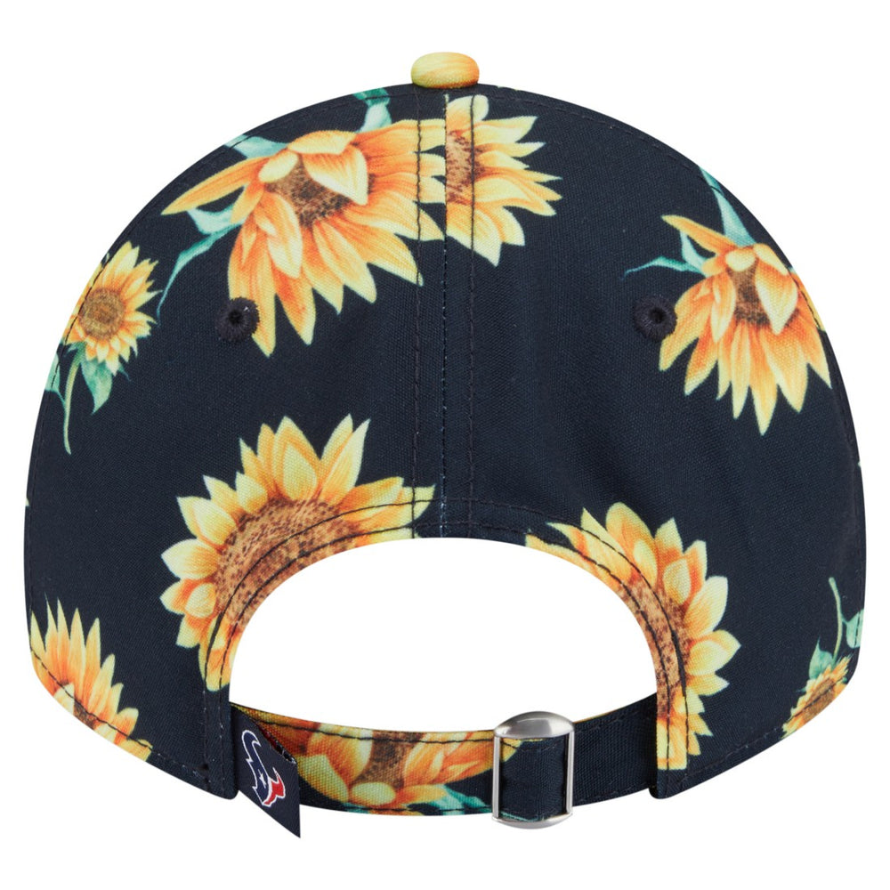 Houston Texans New Era Women's Adventure Sunflower 9TWENTY Adjustable Hat