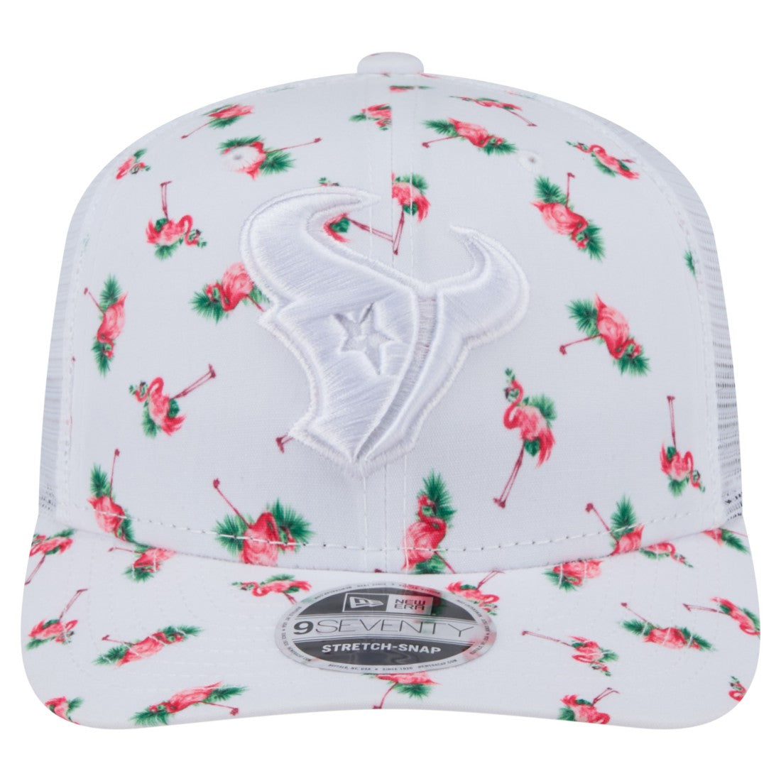Houston Texans New Era Adventure Flamingo Pattern 9SEVENTY Stretch-Snap Hat
