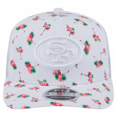 San Francisco 49ers New Era Adventure Flamingo Pattern 9SEVENTY Stretch-Snap Hat