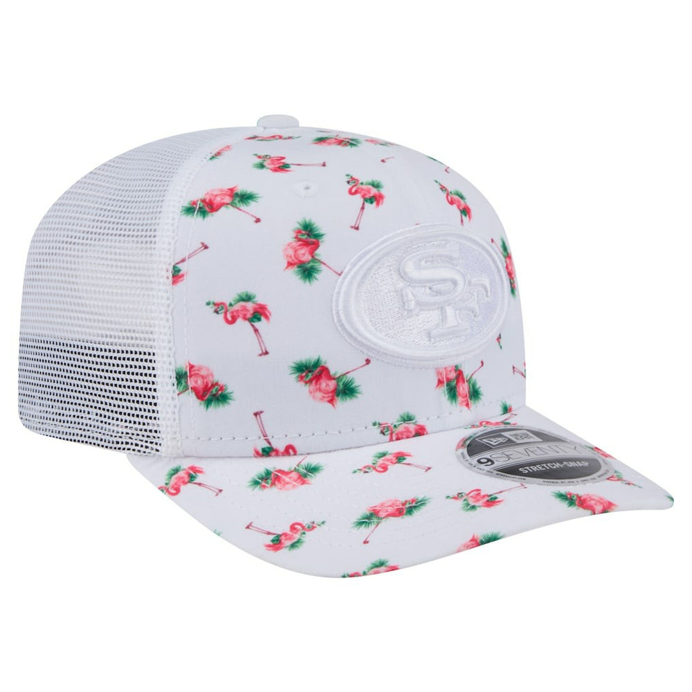 San Francisco 49ers New Era Adventure Flamingo Pattern 9SEVENTY Stretch-Snap Hat