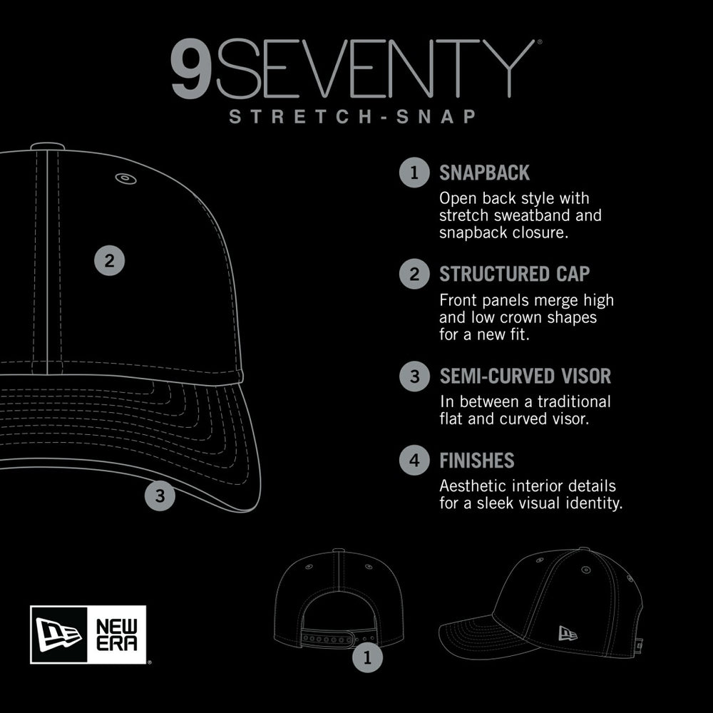 New York Jets New Era Gameday Multi Rope 9SEVENTY Stretch-Snap Hat