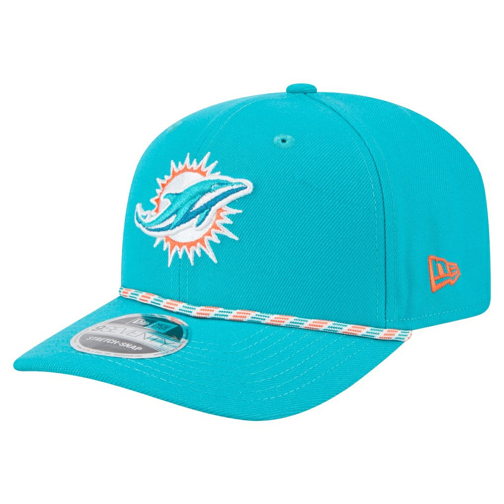 Miami Dolphins New Era Gameday Multi Rope 9SEVENTY Stretch-Snap Hat