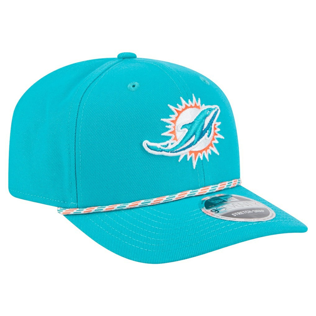 Miami Dolphins New Era Gameday Multi Rope 9SEVENTY Stretch-Snap Hat
