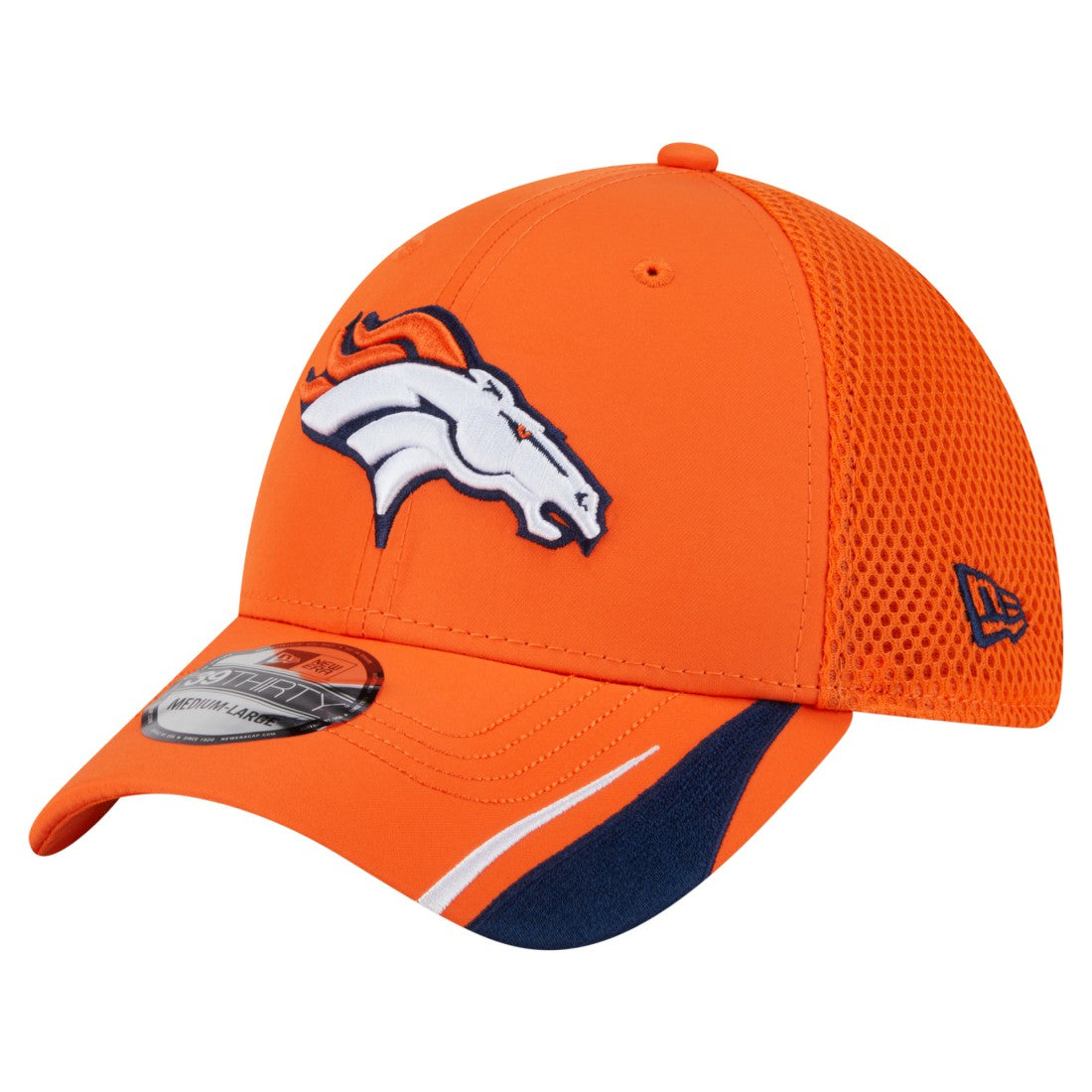 Denver Broncos New Era Game Day Linear 39THIRTY Flex Hat