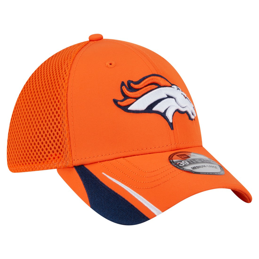 Denver Broncos New Era Game Day Linear 39THIRTY Flex Hat