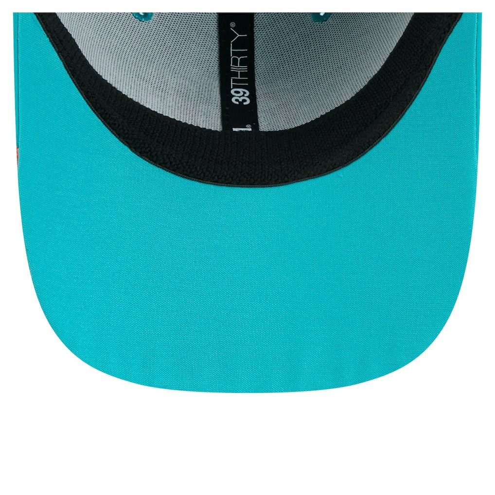 Miami Dolphins New Era Game Day Linear 39THIRTY Flex Hat